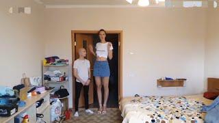 Tall Girl Height Comparison with Short Boyfriend!