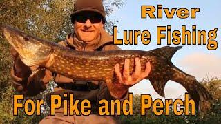 River lure fishing for Pike and Perch