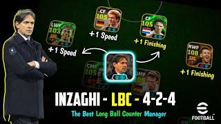 The Best LBC Manager is Here 🫴 Inzaghi Manager Double Booster Review in eFootball 25 Mobile 