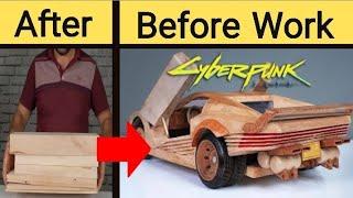 How to make Quadra V-Tech from Cyberpunk 2077 Out of Wood | Woodworking New Video 2022