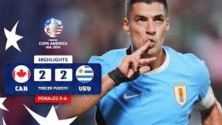 CANADÁ (3) 2-2 (4) URUGUAY | HIGHLIGHTS | CONMEBOL COPA AMÉRICA USA 2024™