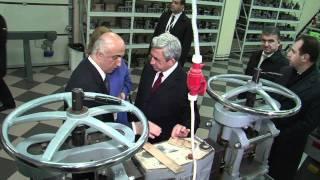 Serzh Sargsyan visited "ESTET" jewelery House