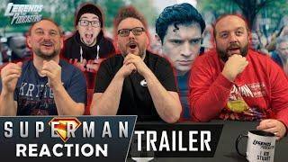 Superman | Official Teaser Trailer Reaction | Legends of Podcasting