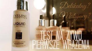 TEST NA ŻYWO: EVELINE COSMETICS Liquid Control HD - Lepszy niż CATRICE? | kitulec