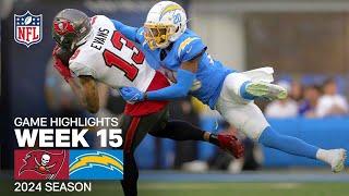 Tampa Bay Buccaneers vs. Los Angeles Chargers Game Highlights | NFL 2024 Season Week 15