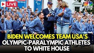 LIVE: Joe Biden Welcomes Team USA’s Olympic and Paralympic Athletes To The White House | N18G