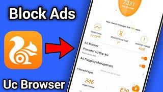 How To Block Ads On Uc Browser | Ad Blocker Uc Browser Setting | Uc Browser Se Ads Kaise Hataye