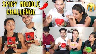 Spicy noodle challenge || Who wins?