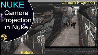 Nuke Tutorial – Camera Projection in Nuke [English] | Build  3D Environment From 2D Image