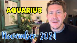 Aquarius November 2024 Horoscope