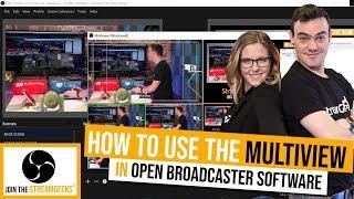 How to use the OBS Multiview