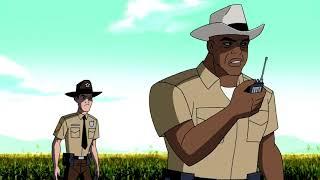 Alan Albright (Humano/Pyronite ) es Perseguido por la Policia ¦ Ben 10 Alien Force 1x03-Latino