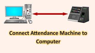 #35 How to connect computer to attendance machine on LAN | Configure Attendance Machine zkteco