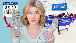 I Went $0.70 Bin Shopping for Clothes *crazy finds*