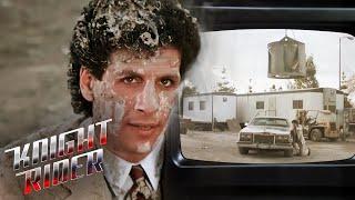 Criminal CRUSHED By Cement | Knight Rider