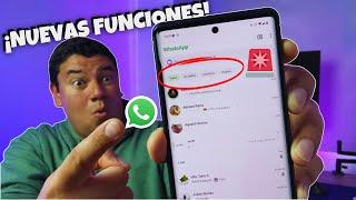 ¡ALERTA WHATSAPP!Novedades que CAMBIARÁN tu forma de CHATEAR