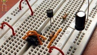 Breadboard projects: How to make Fading LED Circuit with 555 Timer