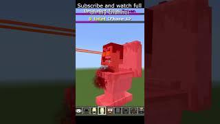 TITAN TV MAN vs ALL SKIBIDI TOILETS #shorts #skibiditoilets #minecraftpe