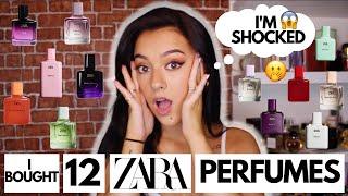 I BOUGHT 12 ZARA PERFUMES?!?REVIEWING AND RANKING ZARA PERFUMES?!?! ARE THEY ANY GOOD?!?‍️