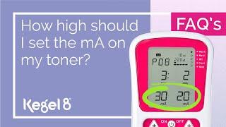 How High Should the mA be Set on Your Kegel8 Toner? | Kegel8 FAQ