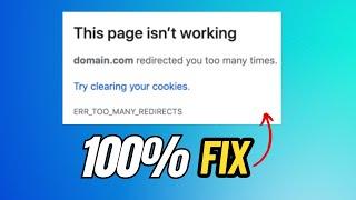 Fix ERR_TOO_MANY_REDIRECTS on WordPress [SOLVED]