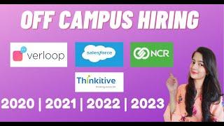 Off Campus Hiring || Batch - 2019 2020 2021 2022 2023 | Off-Campus Jobs