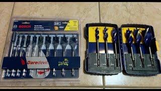 IRWIN speedbor MAX VS Bosch Daredevil Spade Bit Set