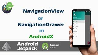 Navigationview in androidx | navigation drawer in android studio | Android app development tutorial