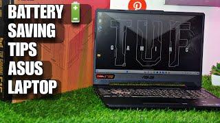 Battery Saving Tips for ASUS Laptop | ASUS TUF F15