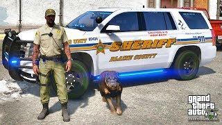 GTA 5 MOD LSPDFR 707 - K9 PATROL !! (GTA 5 REAL LIFE PC MOD)