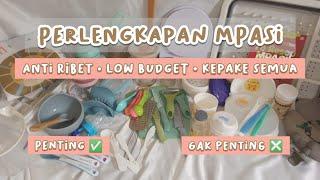 SHOPEE HAUL PERLENGKAPAN MPASI YANG WAJIB DIMILIKI | MURAH DAN KEPAKE SEMUA