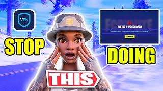 Does Using a VPN in Fortnite will give you a Permanent Ban? Using VPN in Fortnite Chapter 3