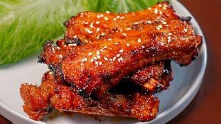 EASY Air Fryer BBQ Spare Ribs  Char Siu Pork Ribs