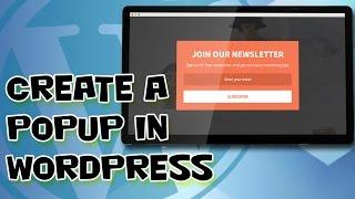How To Create A Beautiful Popup Modal In Wordpress For FREE