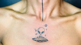 Alien Tattoo time lapse. #alien #tattoo #howtodo #srilanka