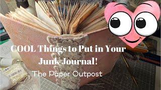 Loading The Pink Junk Journal With COOL Ephemera! Plus 2 Specials! The Paper Outpost