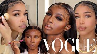 Pretending I'm in a VOGUE Beauty Secrets Video| Darkskin WOC MakeUp | Why Inner Beauty is Important