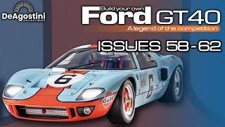 DeAgostini 1:8 Ford GT40 Partwork Issues 58-62