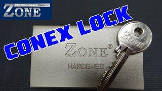 (1333) Zone Shipping Container (Conex) Lock Picked & Gutted