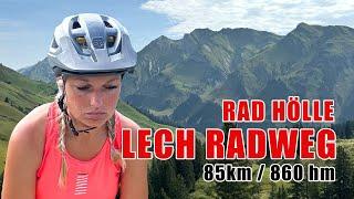 MTB- Tour von Warth zum Skyspace Lech und zurück nach Reutte 85km 860hm