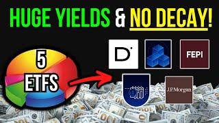 5 Stable Dividend ETFs That Offer 10% Yield + NO DECAY!!