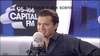 Tom holland making dirty jokes//funny moments for 3 mins