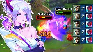 How Rank 1 Riven makes Challenger Yone players go 0-10 and int