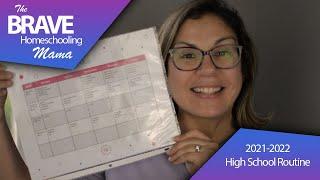 Homeschool High School Routine/Special Needs Homeschool/