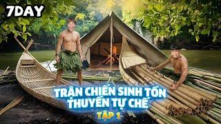 PHD | 10 Ngày Sinh Tồn Trên Thuyền Tự Chế Giữa Mùa Đông Giá Rét | Tập 1 | Survival on Homemade Boat