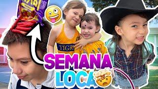 VEAN el PEINADO DE AMANDA  | SEMANA LOCA de LOS MOLINA en la ESCUELA