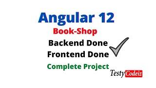 Angular project from scratch, BookStore project from scratch, Complete Angular CRUD Using MEANStack