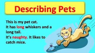 Using Adjectives to describe pets   | Easy English Grammar