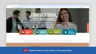 Instructivo convocatoria CAS