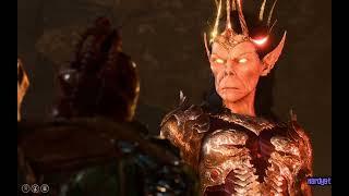 Baldur's Gate 3: Casting detect thoughts on the githyanki lich queen Vlaakith